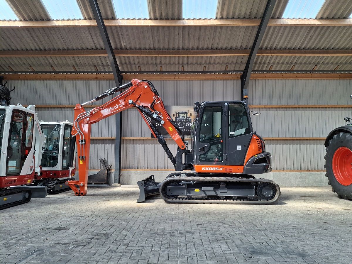 Kubota KX085-5 2P, midigraver, midikraan, BJ2026, Airco, Nieuw!