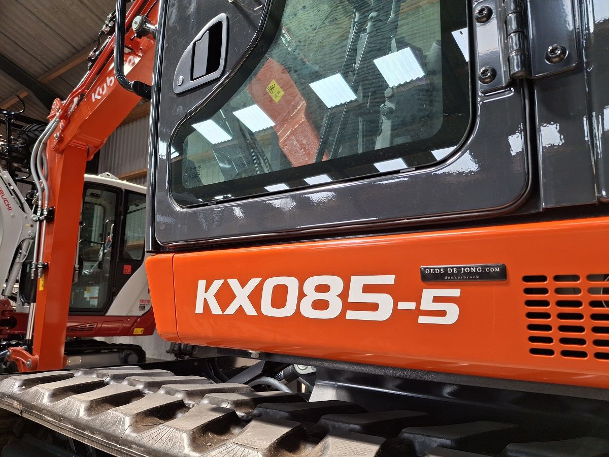 Kubota KX085-5 2P, midigraver, midikraan, BJ2026, Airco, Nieuw!
