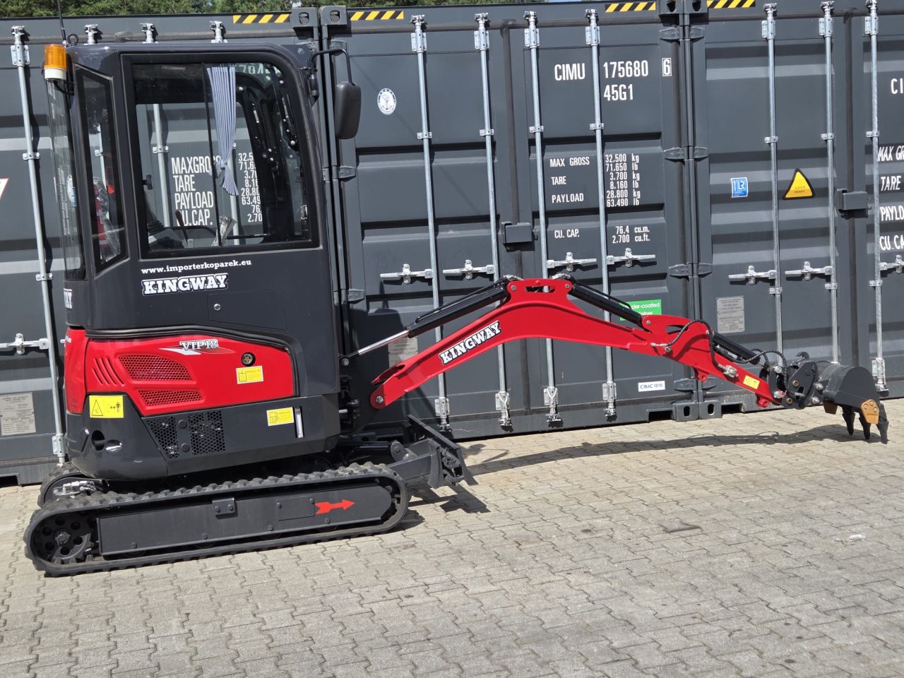 KINGWAY VIP18 Minigraver | Kubota | Betaal bij Levering β¬15.900