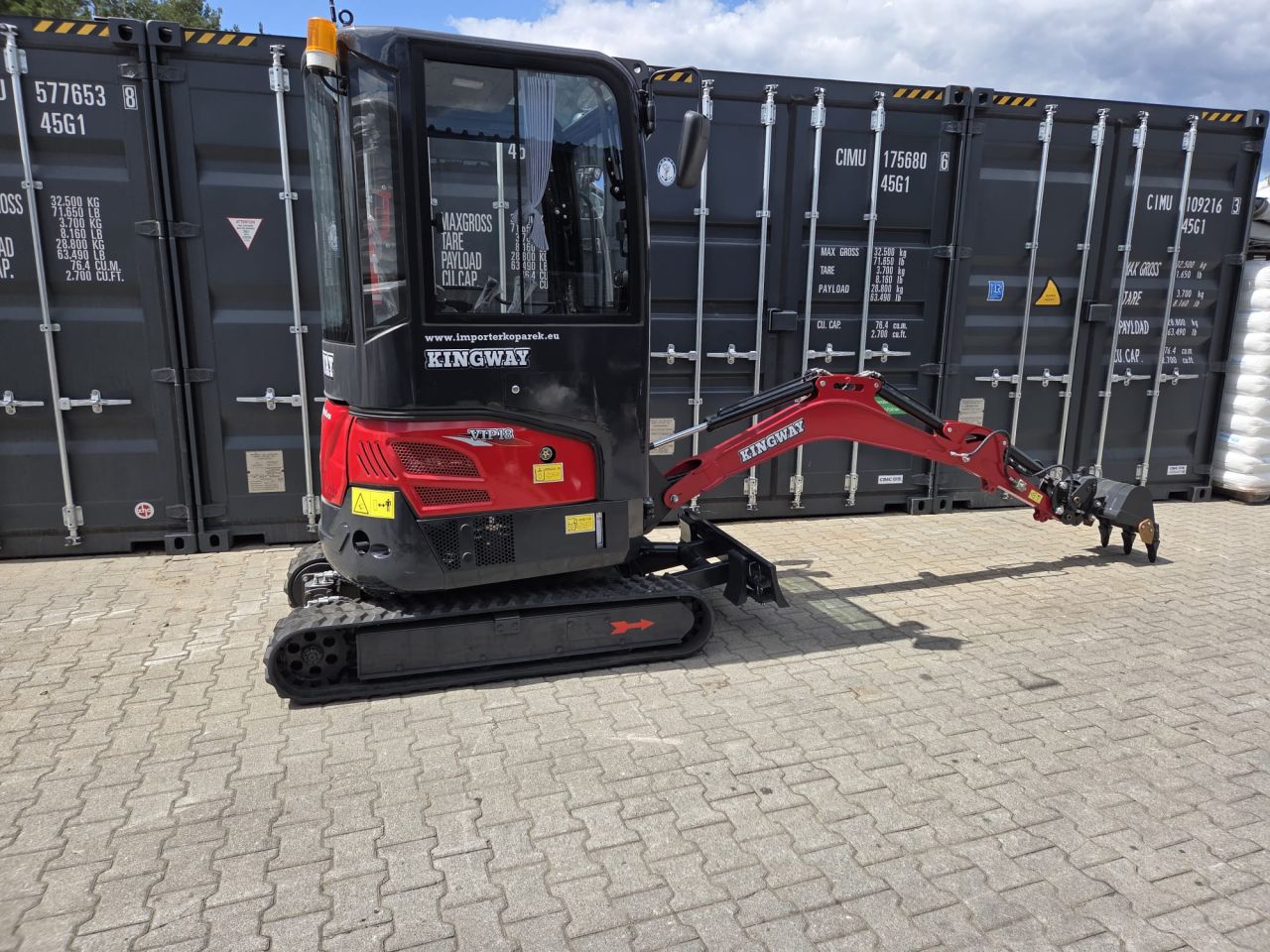 KINGWAY VIP18 Minigraver | Kubota | Betaal bij Levering β¬15.900