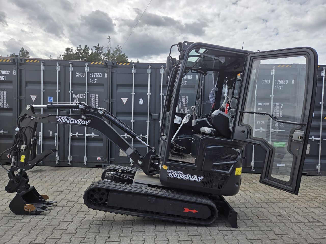 VIP18 Minigraver Hydraulische Snelwissel KINGWAY GRATIS LEVERING