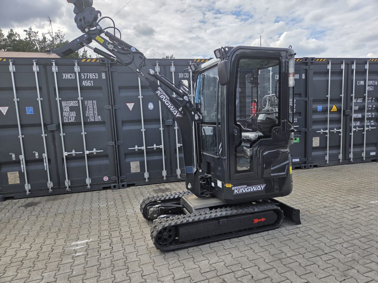 VIP18 Minigraver Hydraulische Snelwissel KINGWAY GRATIS LEVERING