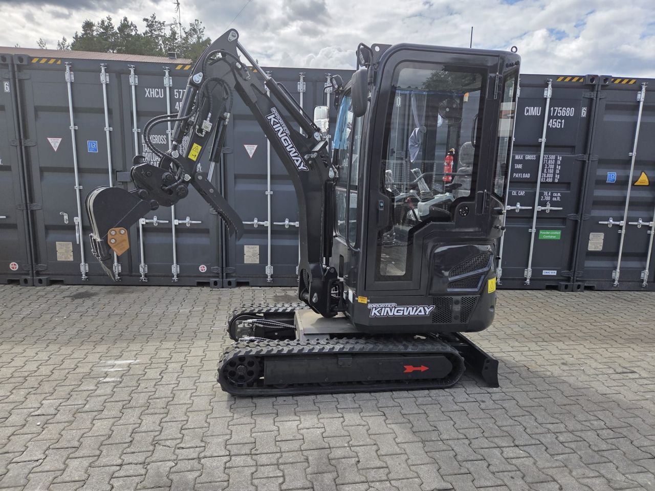 VIP18 Minigraver Hydraulische Snelwissel KINGWAY GRATIS LEVERING