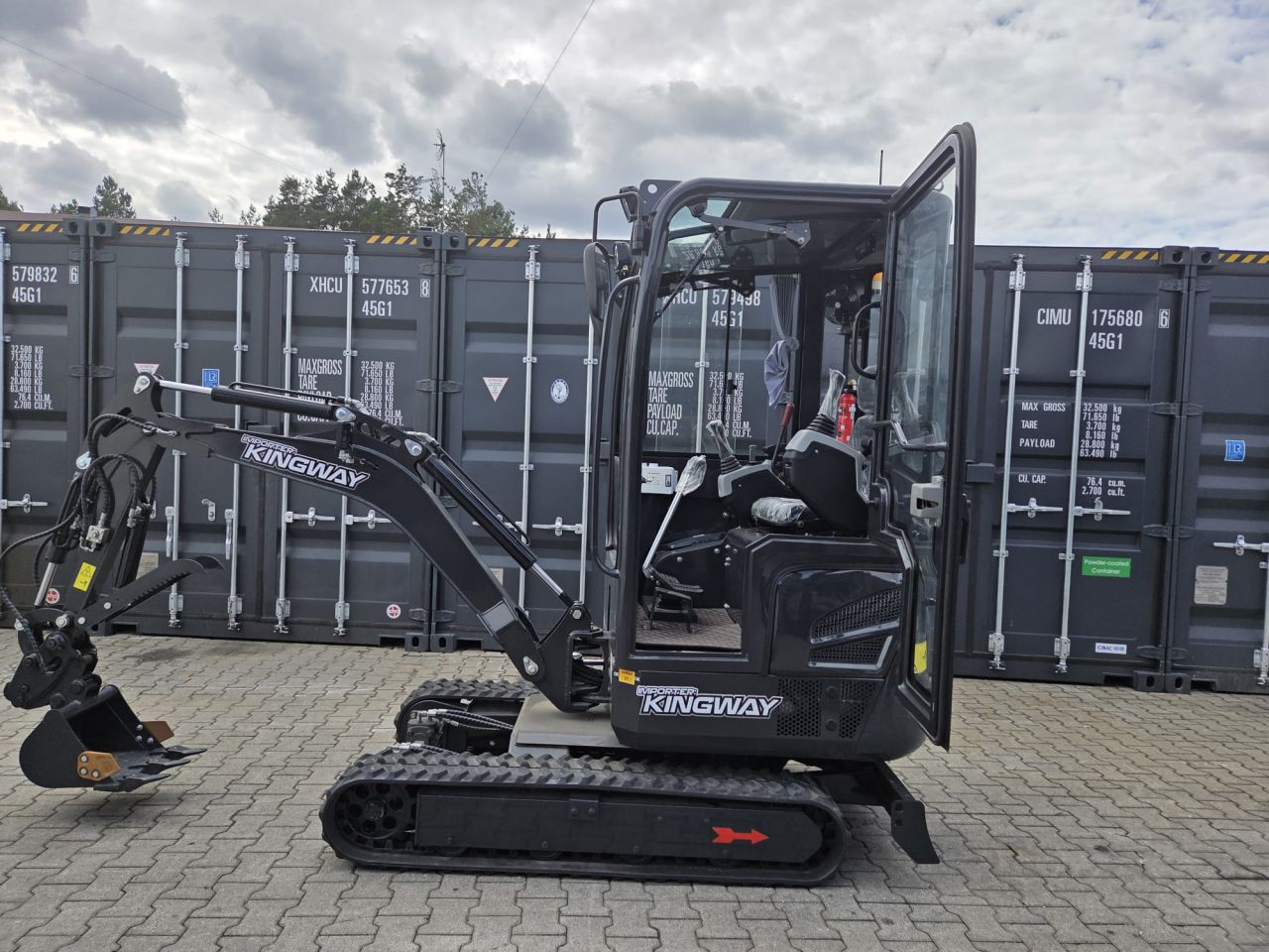 VIP18 Minigraver Hydraulische Snelwissel KINGWAY GRATIS LEVERING
