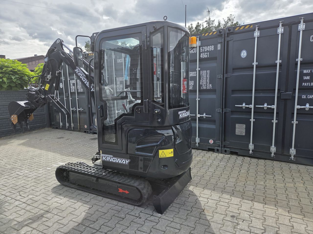 VIP18 Minigraver Hydraulische Snelwissel KINGWAY GRATIS LEVERING