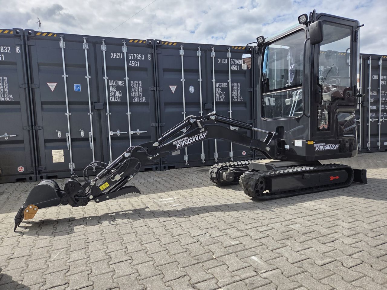 VIP18 Minigraver Hydraulische Snelwissel KINGWAY GRATIS LEVERING
