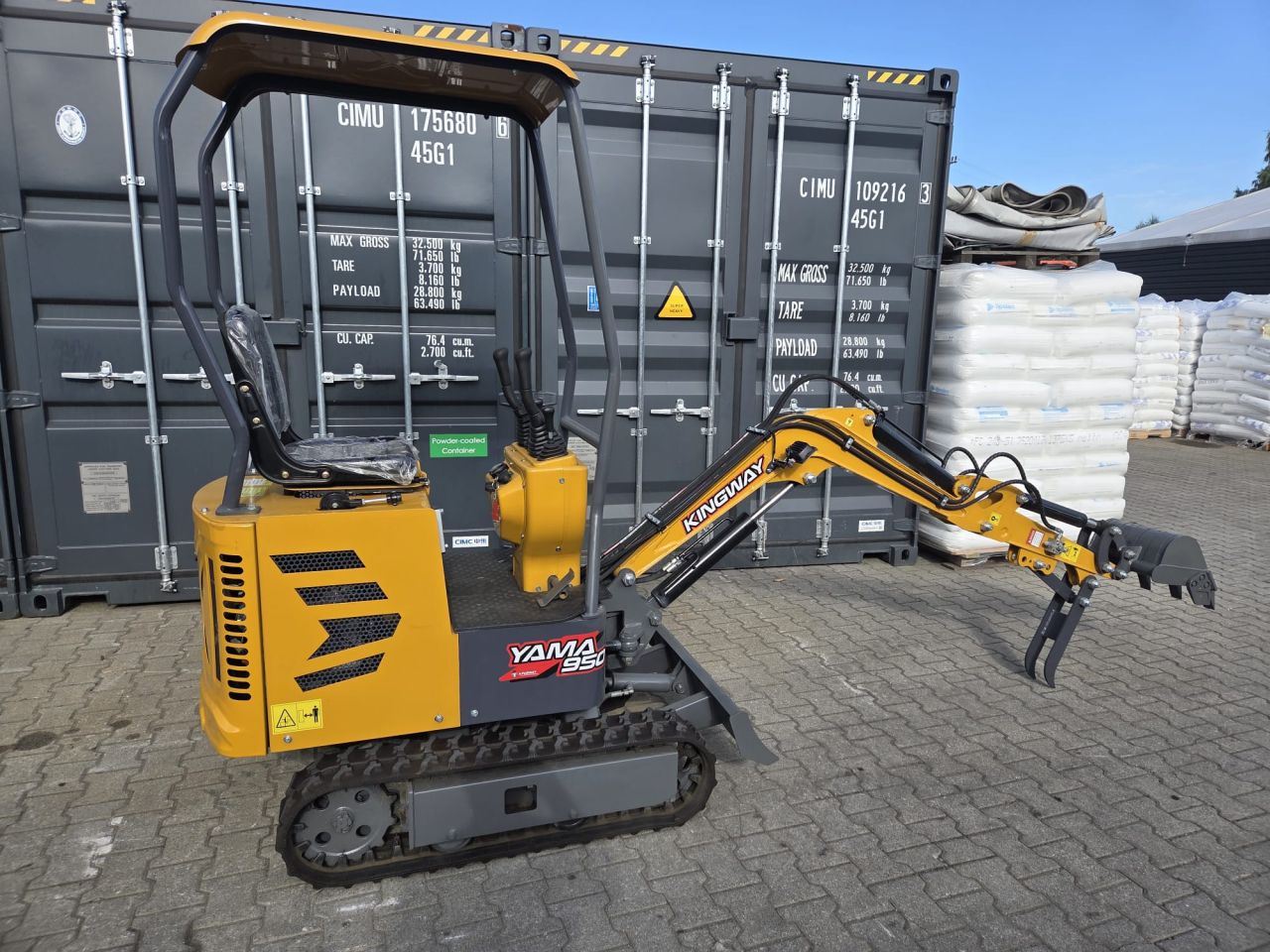 YAMA 950 Minigraver €4.900 KINGWAY GRATIS LEVERING