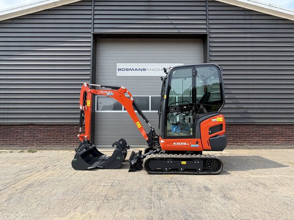 Kubota KX019-4 HI (sloop sorteer) minigraver NIEUW €445 LEASE