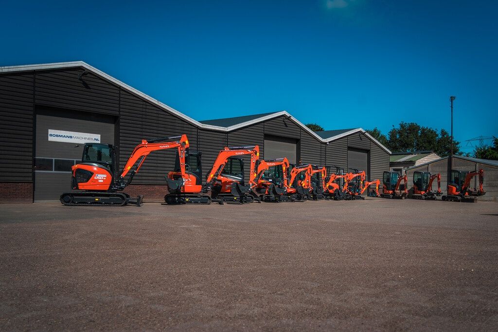 Kubota KX019-4 HI (sloop sorteer) minigraver NIEUW €445 LEASE