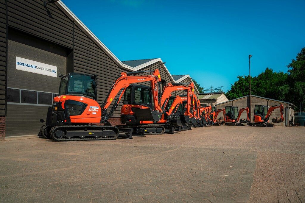 Kubota KX019-4 HI (sloop sorteer) minigraver NIEUW €445 LEASE