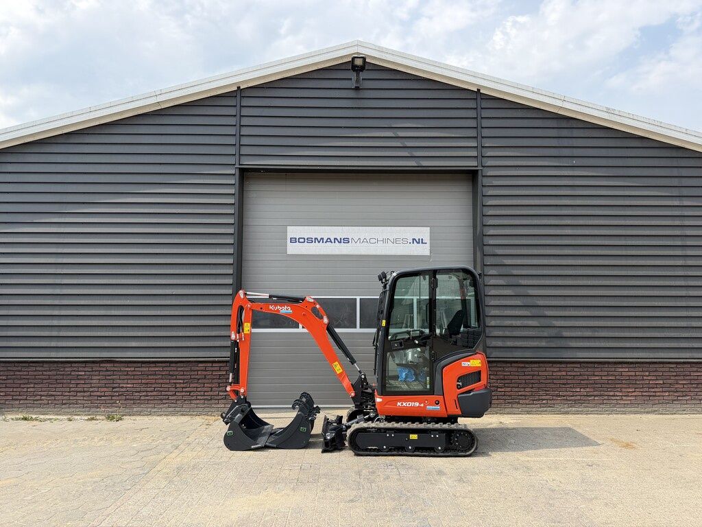 Kubota KX019-4 HI (sloop sorteer) minigraver NIEUW €445 LEASE