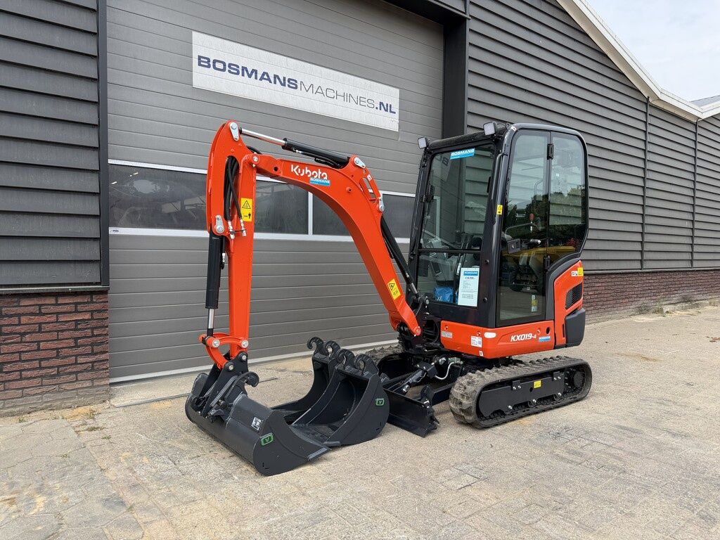 Kubota KX019-4 HI (sloop sorteer) minigraver NIEUW €445 LEASE