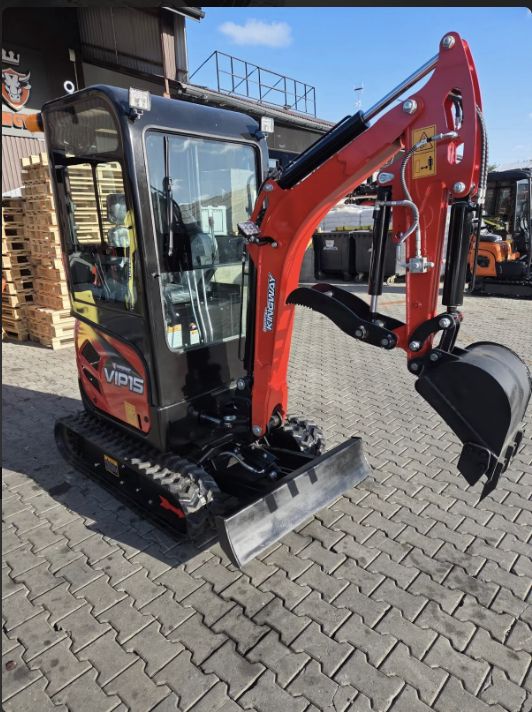 Graafmachine minigraver Kingway VIP15 Kubota GRATIS levering