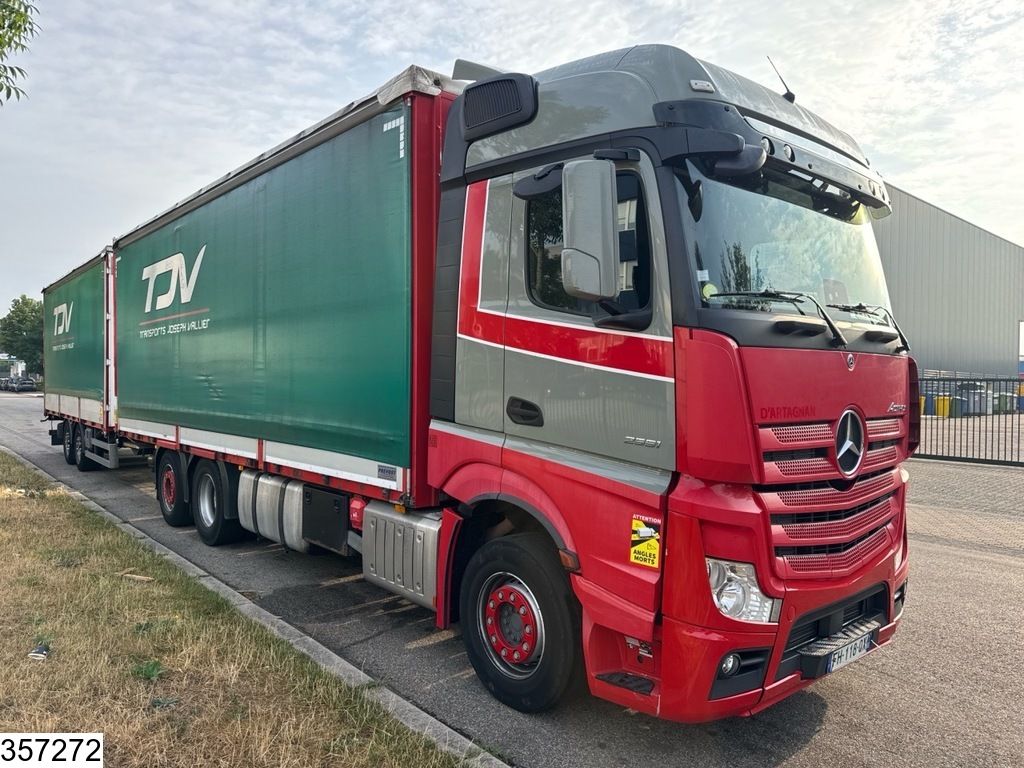 Mercedes Actros 2551 6x2, EURO 6, 110 m³, Retarder, Standairco, Combi