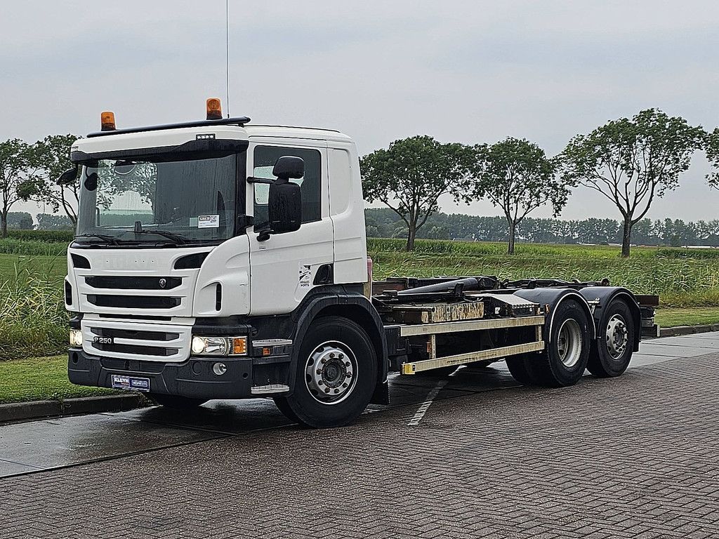 SCANIA P410 palfinger hooklift