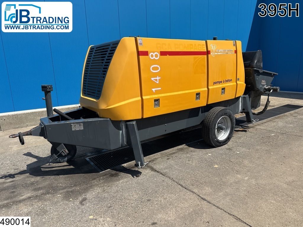 Putzmeister BSA 1408E 110 kW, 106 bar, 79 m3/hr, 395 Hour