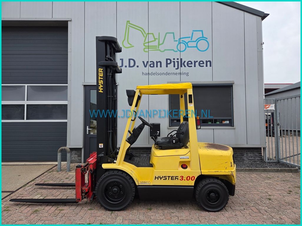 Hyster H3.00XM Perkins diesel 5498uur+shift+vorkenspreider