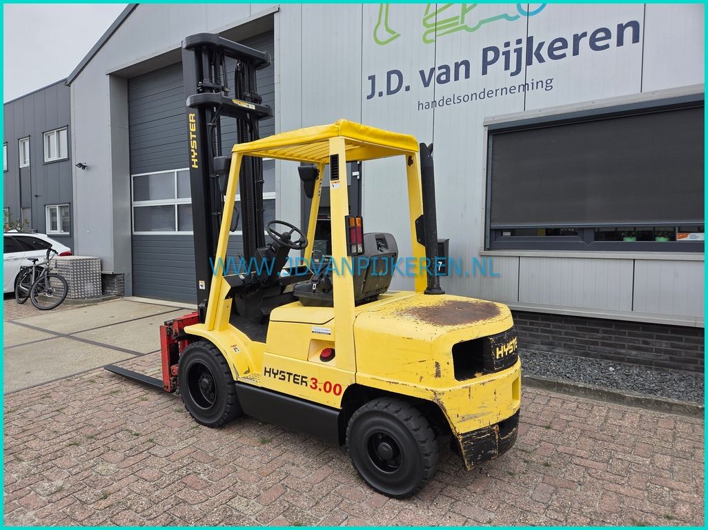 Hyster H3.00XM Perkins diesel 5498uur+shift+vorkenspreider