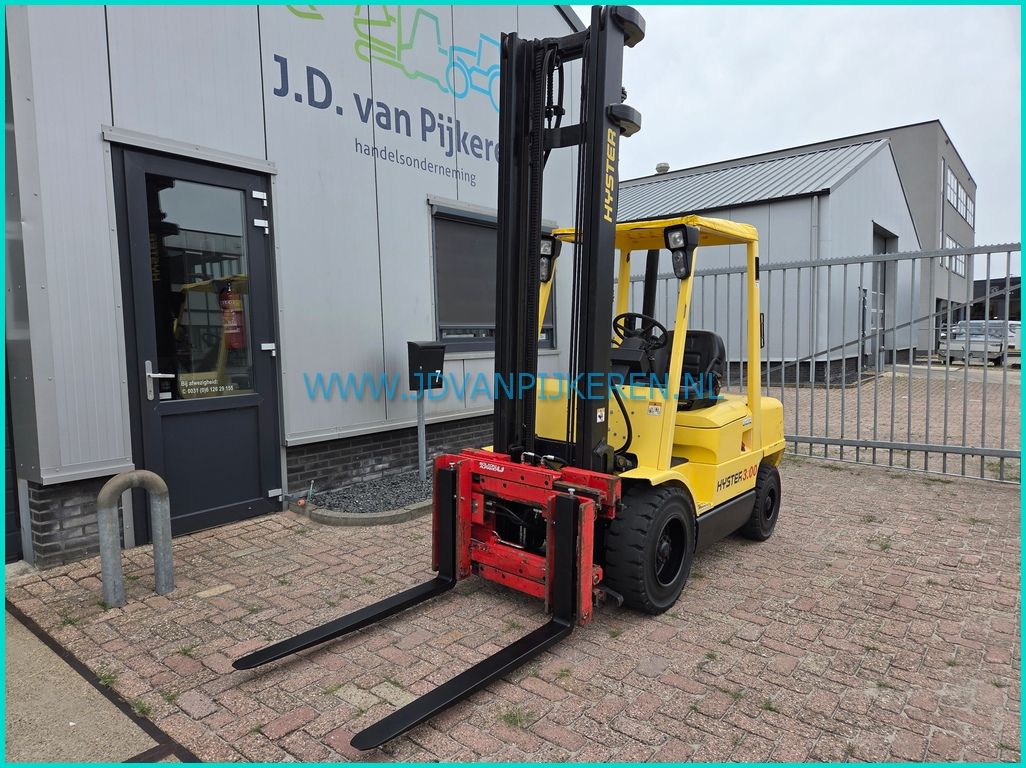 Hyster H3.00XM Perkins diesel 5498uur+shift+vorkenspreider