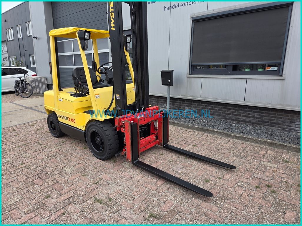 Hyster H3.00XM Perkins diesel 5498uur+shift+vorkenspreider