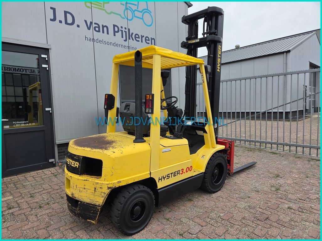 Hyster H3.00XM Perkins diesel 5498uur+shift+vorkenspreider