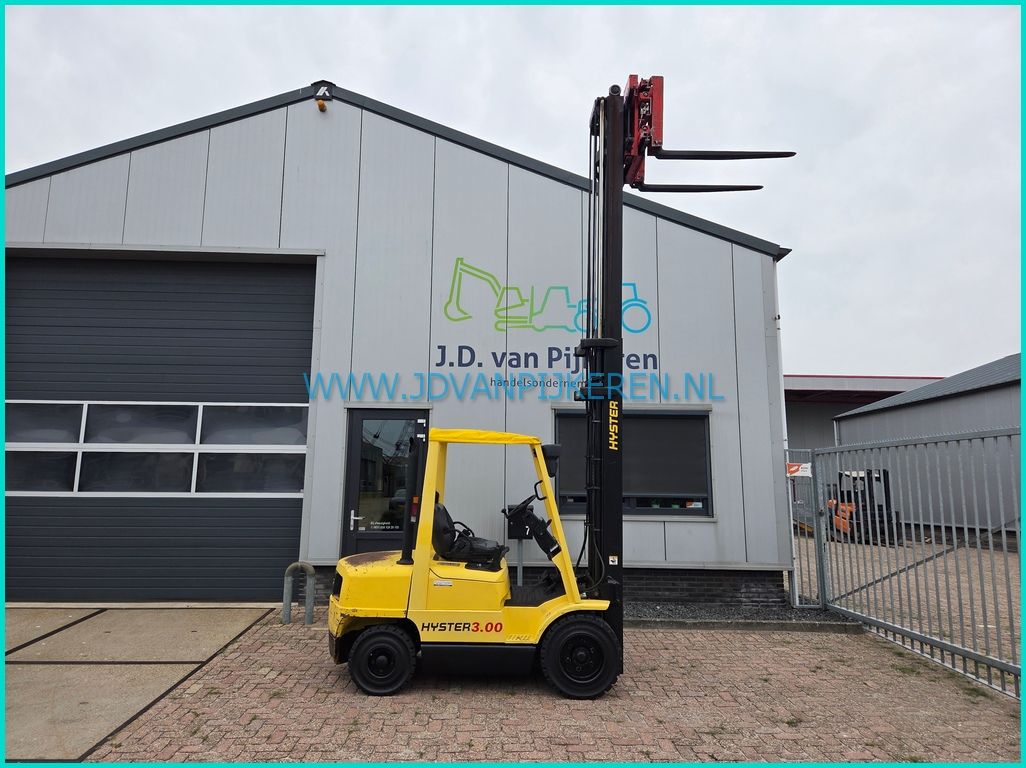 Hyster H3.00XM Perkins diesel 5498uur+shift+vorkenspreider
