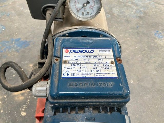 2021 Pedrollo PLURIJETm 4/100X Pressure Booster Rainwater Pump