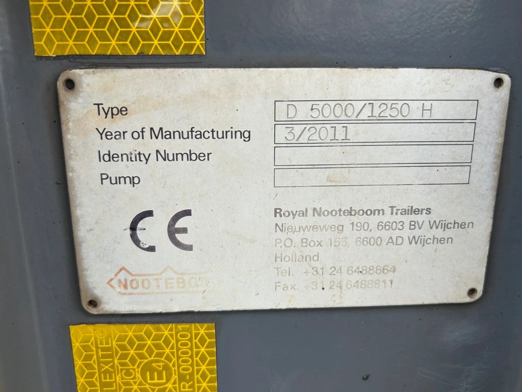 Nooteboom OSDS-58-04 HEAVY LOAD TRAILER 58.000 kg | HYDROLIC RAMPS |