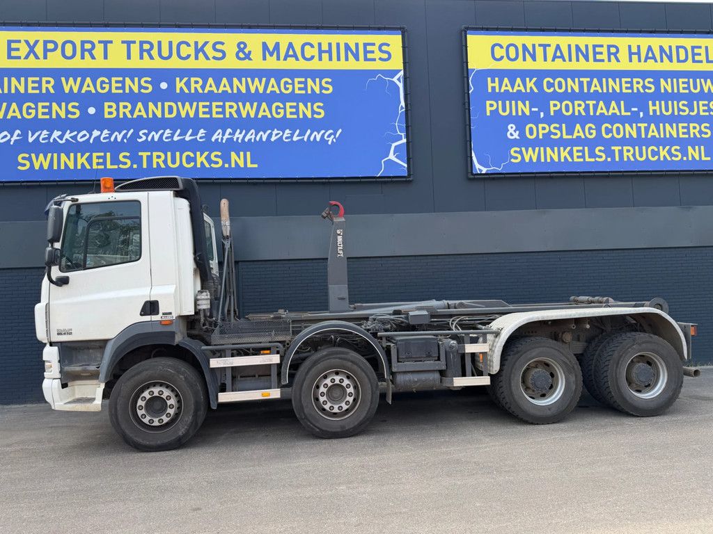 DAF CF 85 410 FAD Haaksysteem Leebur 30 Tons 8x4 Euro 5 ! 525.000 km