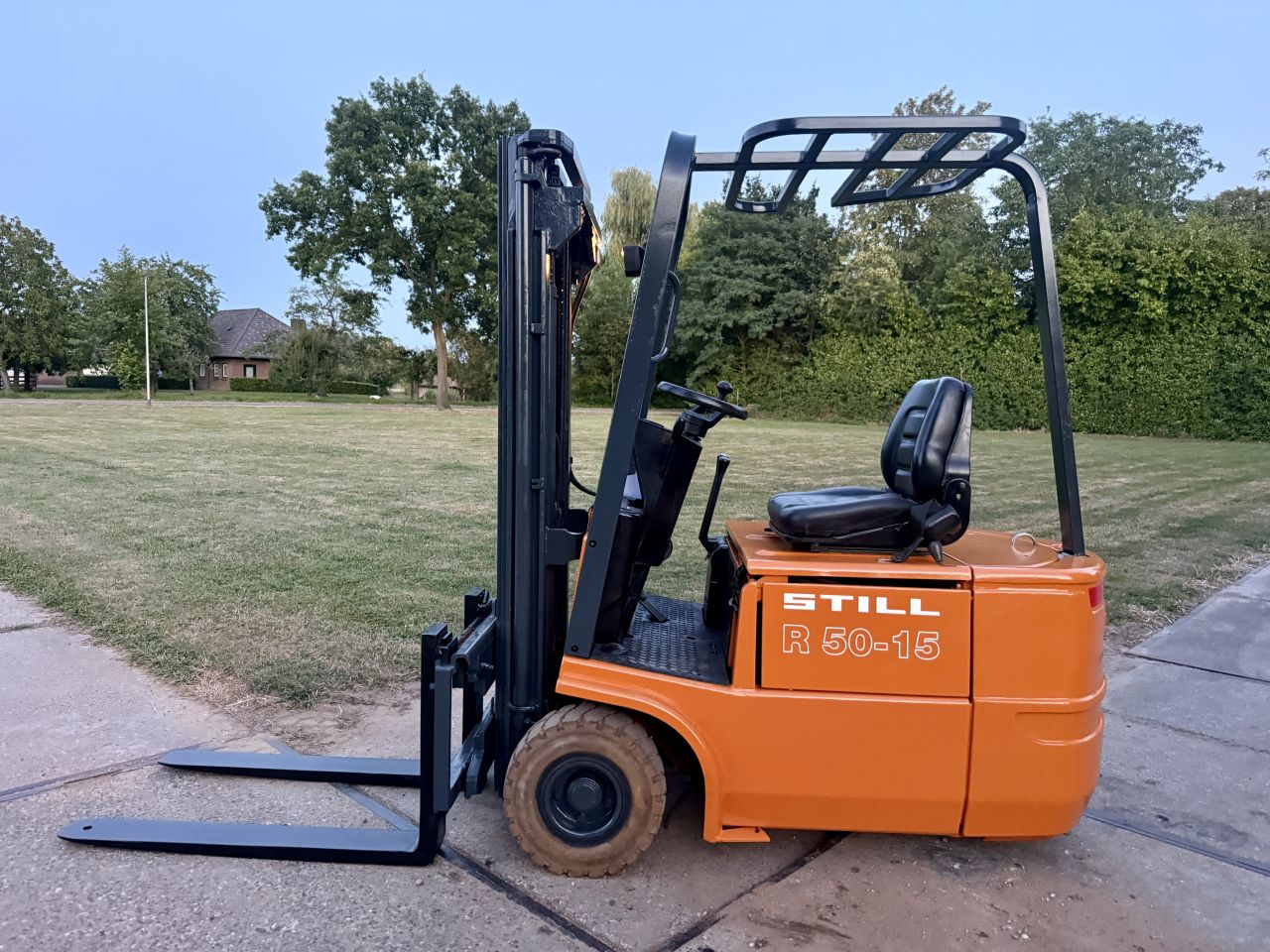 Still 1500KG elektrisch 3-delig freelift Sideshift 2500uur