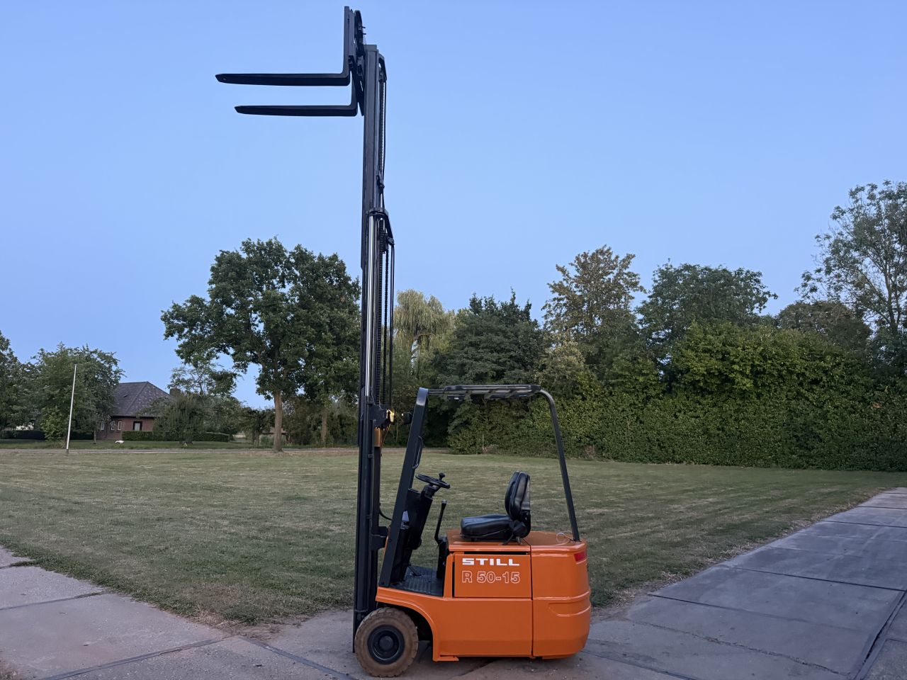 Still 1500KG elektrisch 3-delig freelift Sideshift 2500uur