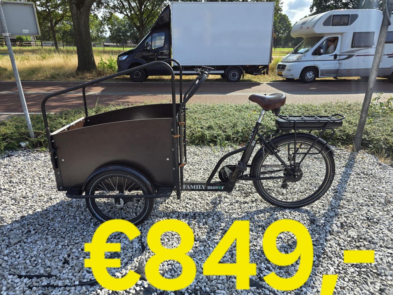 Bakfiets elektrische bakfiets cargobike hondenbakfiets