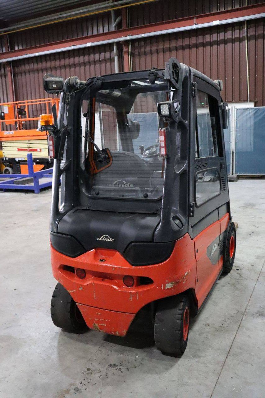 Linde E25-01 Electric Forklift 2500kg 4.2m 2018