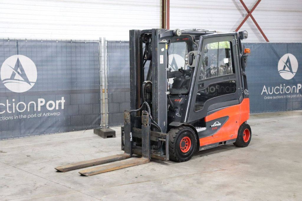 Linde E25-01 Electric Forklift 2500kg 4.2m 2018