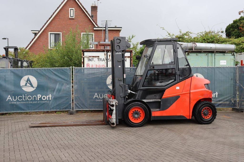 Linde E60-01 Electric Forklift 6000kg 5.43m 2017