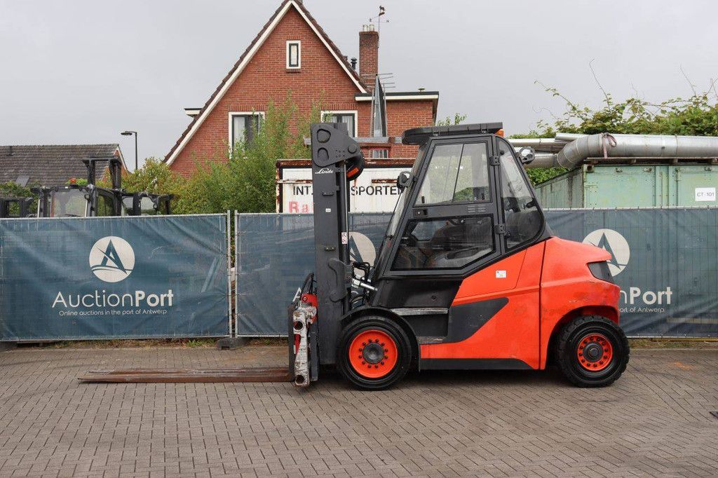 Linde E60-01 Electric Forklift 6000kg 5.43m 2017