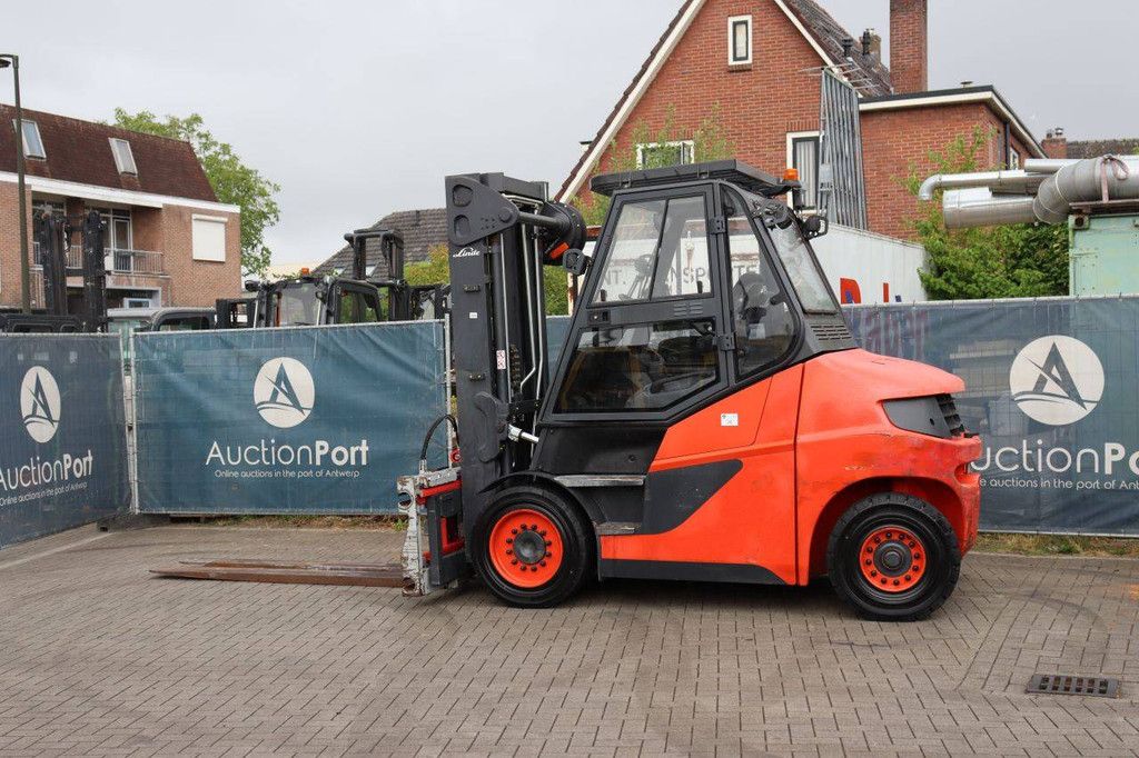 Linde E60-01 Electric Forklift 6000kg 5.43m 2017