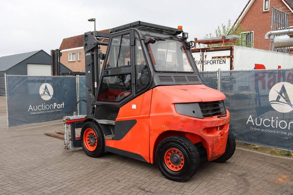 Linde E60-01 Electric Forklift 6000kg 5.43m 2017