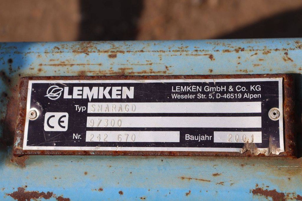 Cultivator Lemken Smaragd 9 2001