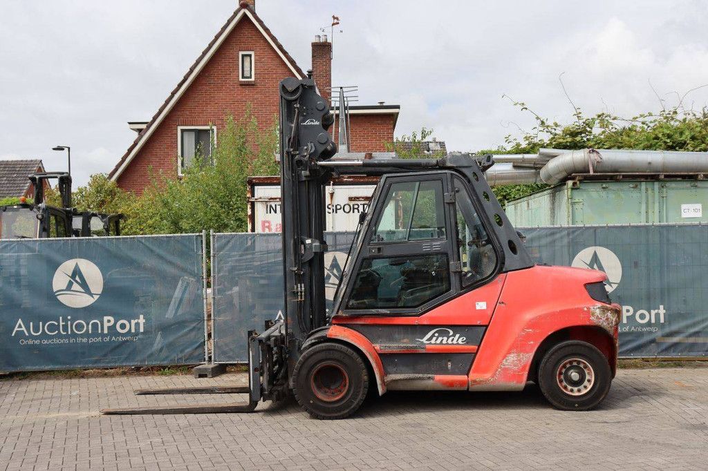 Linde H80D-01/900 Diesel-Gabelstapler 8000kg 2012