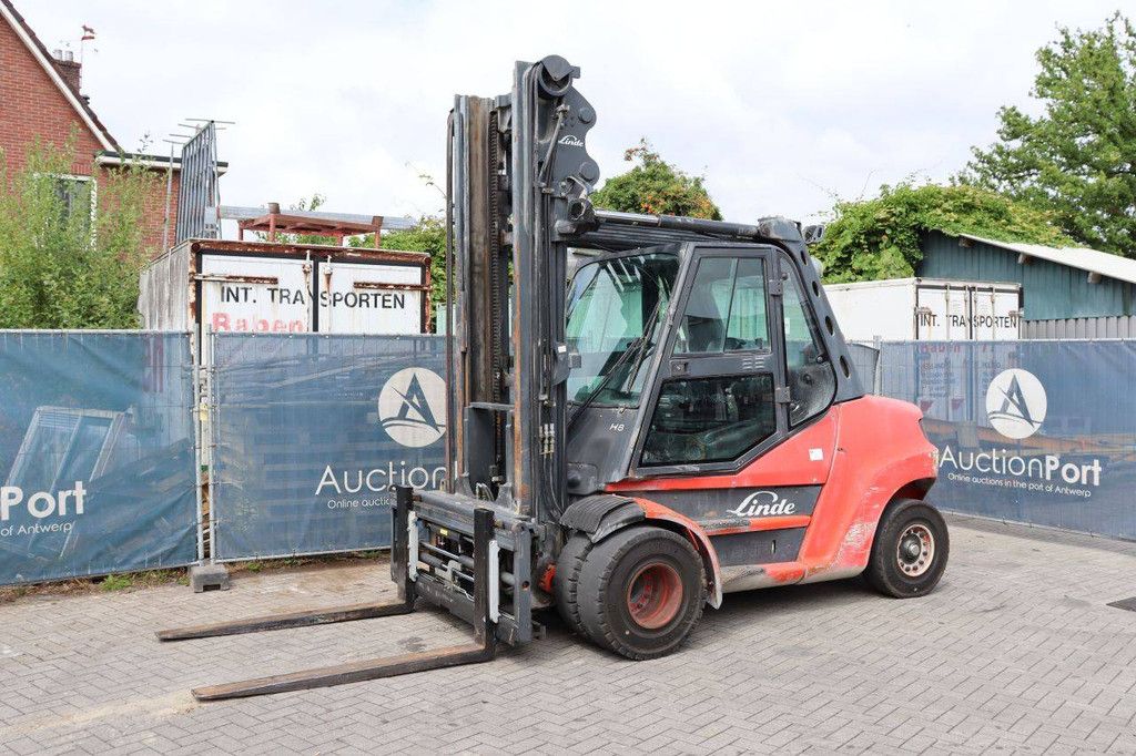 Linde H80D-01/900 Diesel-Gabelstapler 8000kg 2012
