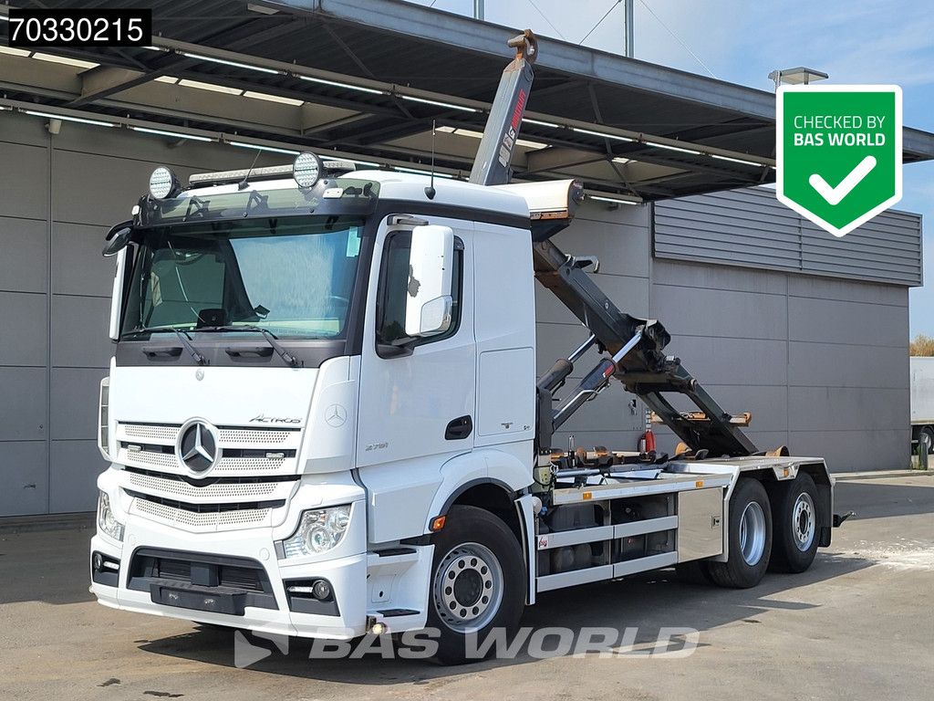 Mercedes Actros 2751 6X2 Retarder Hiab Multilift 21t Euro 6