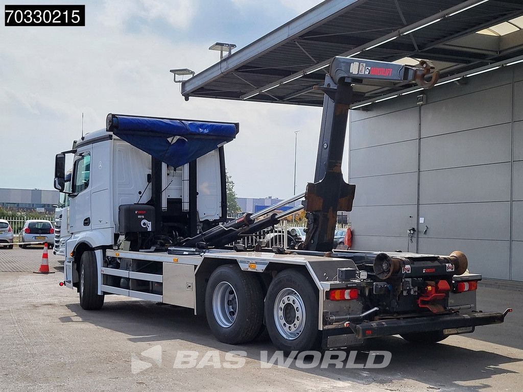 Mercedes Actros 2751 6X2 Retarder Hiab Multilift 21t Euro 6