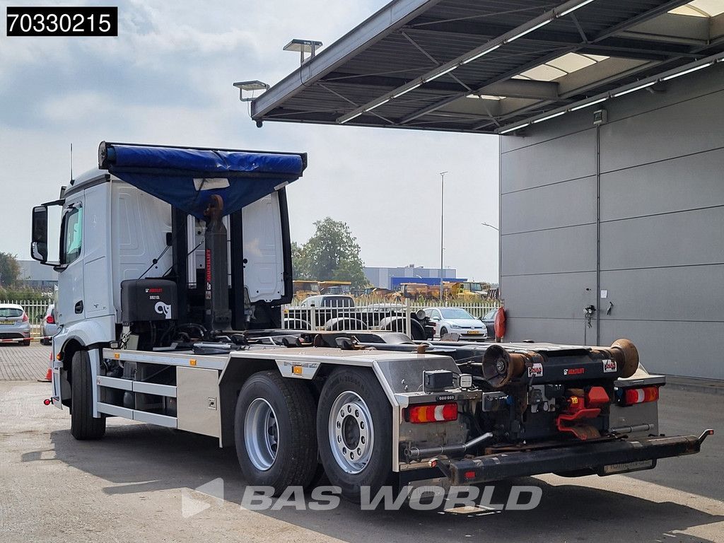 Mercedes Actros 2751 6X2 Retarder Hiab Multilift 21t Euro 6