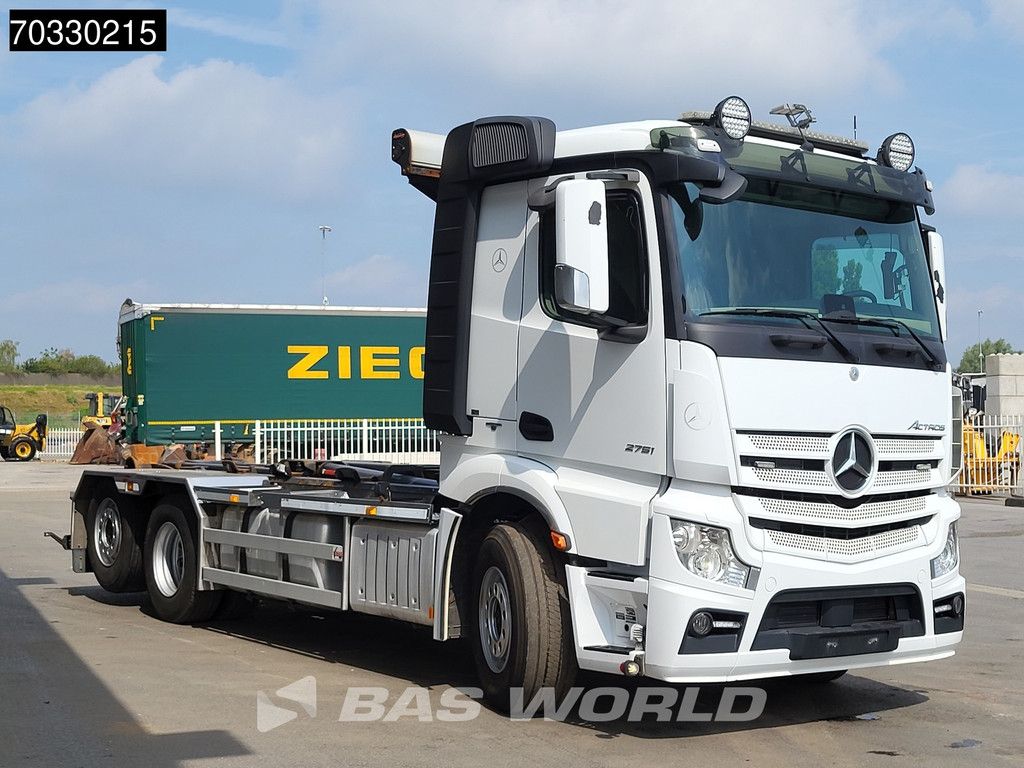 Mercedes Actros 2751 6X2 Retarder Hiab Multilift 21t Euro 6