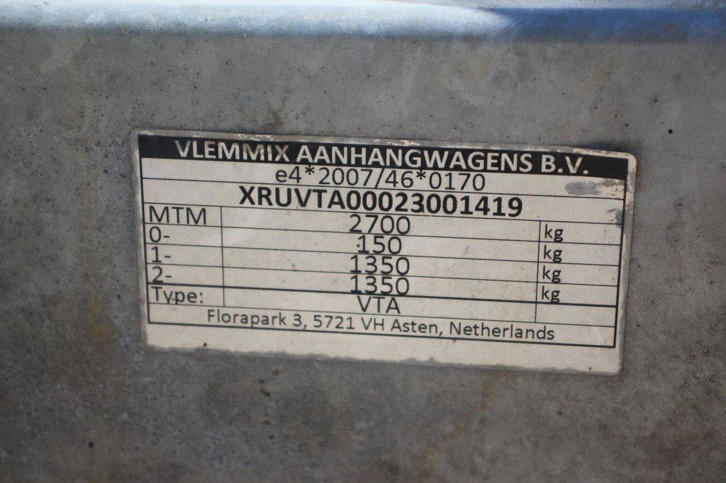 Machinetransporter Vlemmix VTA 2023