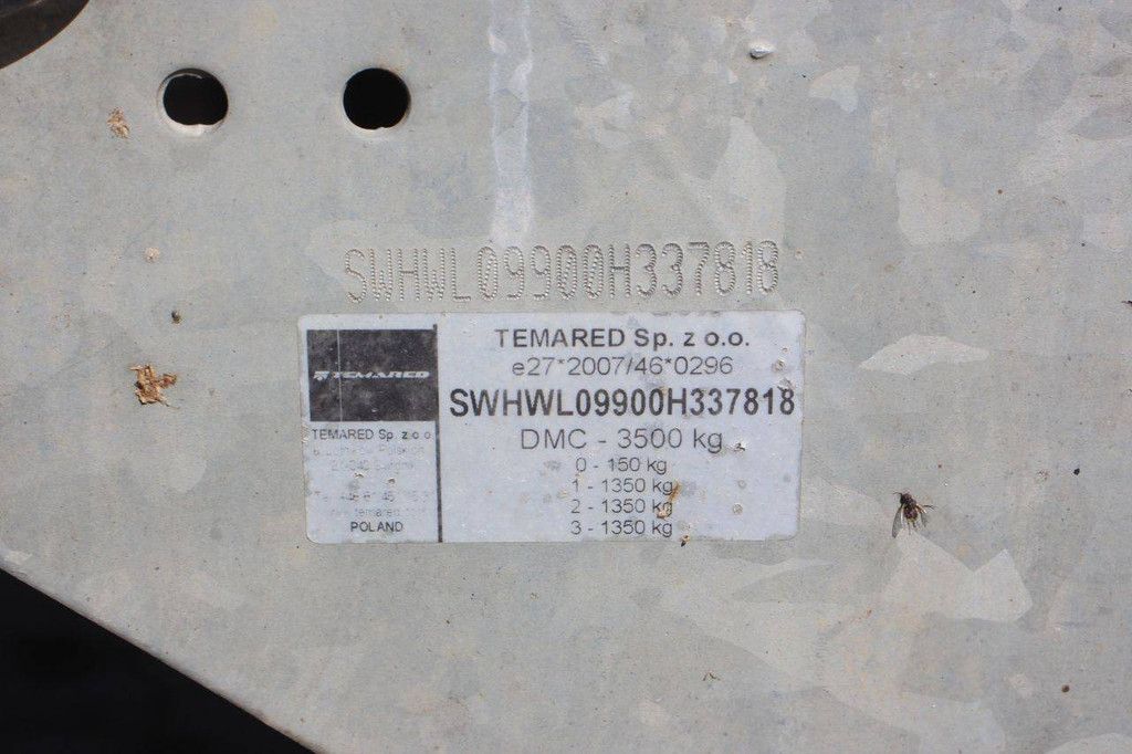 Machinetransporter Temared 3500kg 2022