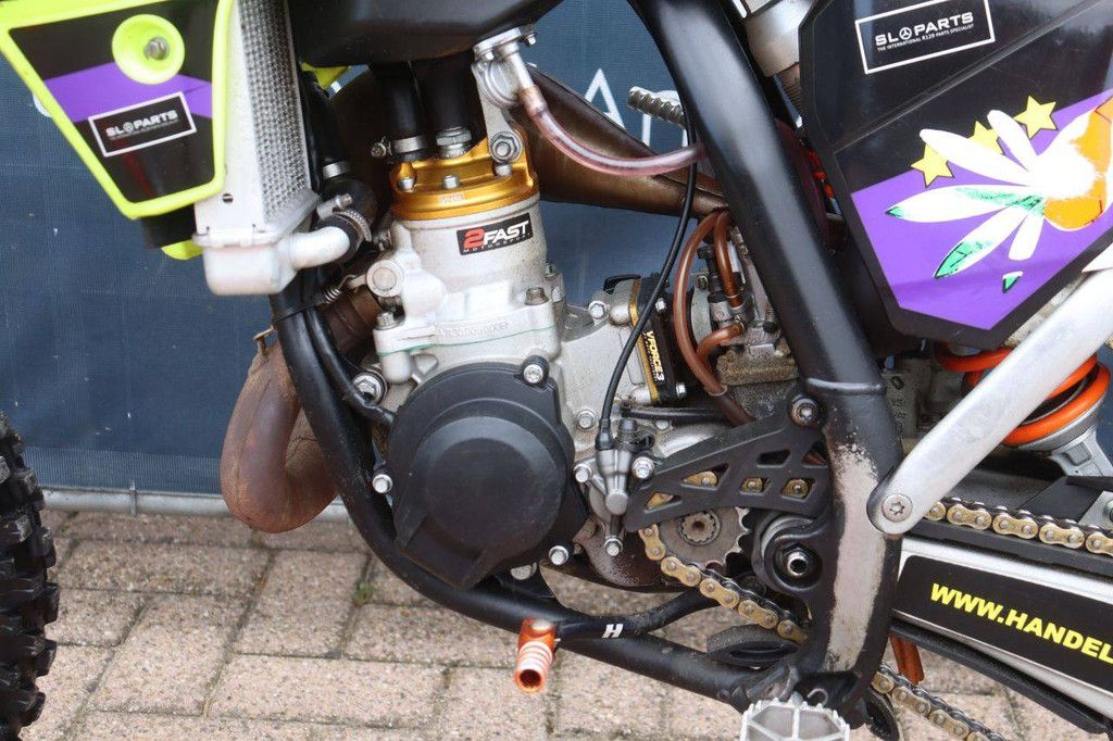 Set Van 2 Crossmotoren KTM 85-SX 17/14 Benzine 2017 Met Onderdelen (Marge)