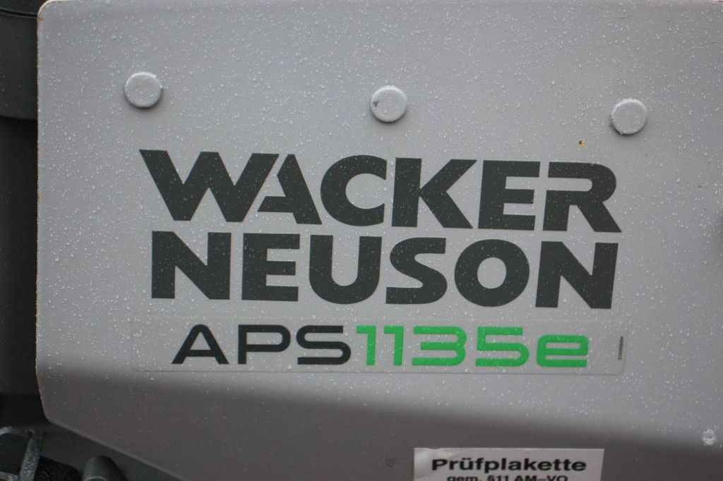 Wacker Neuson APS1135e Electric Vibratory Plate New
