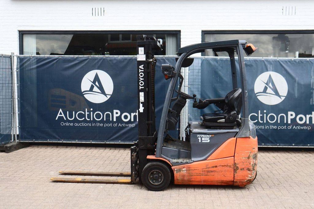 Toyota 8FBET15 Electric Forklift 1500kg 3.3m 2013